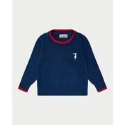 Pull enfant Trussardi Pull &agrave; boutons kids Bleu
