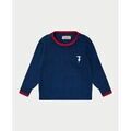 Pulls/Sweat sur Grenoble : Pull enfant Trussardi Pull &agrave; boutons kids Bleu