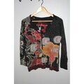 T-shirt Desigual Tee-shirt manches longues noir Desigual taille L Grenoble