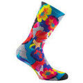 Chaussettes sur Grenoble : Chaussettes Kindy Mi-chaussettes imprim&eacute;es flowers viscose de bambou Multicolore