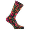 Chaussettes sur Grenoble : Chaussettes Kindy Mi-chaussettes imprim&eacute;es peau de b&ecirc;te color&eacute;e viscose de bambou Noir