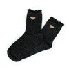 Collants & bas Mil&eacute; Mila SOCKS.COEUR Noir