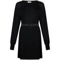 Robes sur Grenoble : Robe courte Liu Jo Robe en maille avec d&eacute;coupe Noir