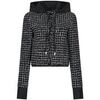 Veste Liu Jo Veste coupe carr&eacute;e en bouclette Noir