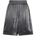Short Liu Jo Bermuda en tissu lam&eacute; Gris