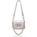 Sac &agrave; main Liu Jo Sac LaPuffy petit mod&egrave;le matelass&eacute; Argent&eacute; Grenoble