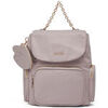 Sac a dos Liu Jo Sac &agrave; dos en nylon avec porte-monnaie Beige
