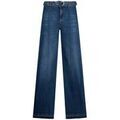 Jeans sur Grenoble : Jeans flare / larges Liu Jo Jean &eacute;vas&eacute; avec ceinture Bleu