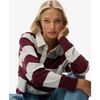 Polo Superdry Athletic Essentials Cropped Stripe Rugby Top