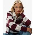 Polo Superdry Athletic Essentials Cropped Stripe Rugby Top