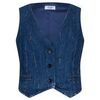 Gilet Liu Jo Gilet en toile denim avec strass