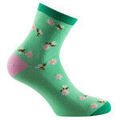 Chaussettes sur Grenoble : Chaussettes Kindy Socquettes fantaisie All over abeilles Coton majoritaire