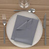 Serviettes de table Soleil D'Ocre Alix Gris 40x40 cm. . Maison & D&eacute;co> Serviettes de table.