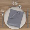 Cuisine & Art de la table sur Grenoble : Serviettes de table Soleil D'Ocre Alix Gris 40x40 cm. . Maison & D&eacute;co> Serviettes de table.
