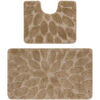 Tapis Rugsx Ensemble de salle de bain deux pi&egrave;ces 60x100 cm Beige 60x100 cm. . Maison & D&eacute;co > Tapis.