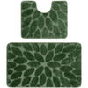 Tapis Rugsx Ensemble de salle de bain deux pi&egrave;ces 60x100 cm Vert 60x100 cm. . Maison & D&eacute;co > Tapis.