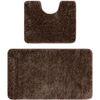 Tapis de bain Rugsx Ensemble de salle de bain deux pi&egrave;ces 60x100 cm Beige 60x100 cm. . Maison > Tapis de bain.