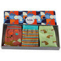 Chaussettes sur Grenoble : Chaussettes Achile Coffret de 3 mi-chaussettes Coton majoritaire