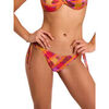 Maillots de bain Selmark Bas maillot slip de bain taille basse &agrave; nouettes MAGMA Orange