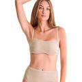 Maillots de bain sur Grenoble : Maillots de bain Lisca Haut maillot de bain bandeau pr&eacute;form&eacute; CALVI Beige