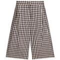 Short Liu Jo Bermuda en lin m&eacute;lang&eacute; Marron Grenoble