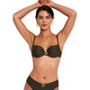 Maillots de bain Selmark Haut maillot de bain pr&eacute;form&eacute; armatur&eacute; SOLSTICE Mare Vert