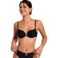 Maillots de bain Selmark Haut maillot de bain pr&eacute;form&eacute; armatur&eacute; SOLSTICE Mare Noir