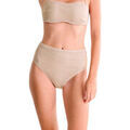 Maillots de bain sur Grenoble : Maillots de bain Lisca Bas maillot slip de bain &eacute;chancr&eacute; taille haute CALVI Beige