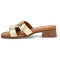 Mules femme sur Grenoble : Mules Etika 812131 Dor&eacute;