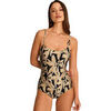 Maillots de bain Selmark Maillot de bain une pi&egrave;ce pr&eacute;form&eacute; SALVIA Mare Noir