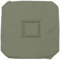 Linge de maison sur Grenoble : Galettes de chaise Soleil D'Ocre Alix Kaki 40x40 cm. . Maison & D&eacute;co> Galettes de chaise.