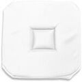 Linge de maison sur Grenoble : Galettes de chaise Soleil D'Ocre Alix Blanc 40x40 cm. . Maison & D&eacute;co> Galettes de chaise.