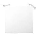 Linge de maison sur Grenoble : Galettes de chaise Soleil D'Ocre Alix Blanc 40x40 cm. . Maison & D&eacute;co> Galettes de chaise.