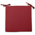 Linge de maison sur Grenoble : Galettes de chaise Soleil D'Ocre Alix Rouge 40x40 cm. . Maison & D&eacute;co> Galettes de chaise.