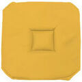 Linge de maison sur Grenoble : Galettes de chaise Soleil D'Ocre Alix Jaune 40x40 cm. . Maison & D&eacute;co> Galettes de chaise.