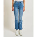 Jeans sur Grenoble : Jeans flare / larges Denny Rose Jean &eacute;vas&eacute; en denim pour femme Bleu