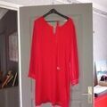 Robe courte Naf Naf Robe rouge NAF NAF Grenoble