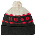 Bonnet HUGO Bonnet XLOGON color block avec logo et pompon