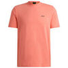 T-shirt BOSS T-SHIRT TEE ROUGE REGULAR FIT EN COTON STRETCH AVEC LOG