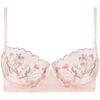 Corbeilles & balconnets Brigitte Bardot Soutien-gorge coques armatures poudre Floraison Rose