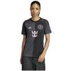 T-shirt adidas Maillot Inter Miami CF ext&eacute;rieur 2025/26 femme Noir