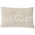 Linge de maison sur Grenoble : Coussins Soleil D'Ocre Elena Beige 30x50 cm. . Maison & D&eacute;co > Coussins.