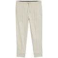 Pantalon BOSS Bas de surv&ecirc;tement en coton m&eacute;lang&eacute; avec passepoils T_Join Beige Grenoble