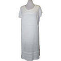Robe courte Kiabi Robe courte Taille 42 / XL Blanc Grenoble