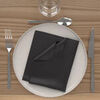 Serviettes de table Soleil D'Ocre Alix Noir 40x40 cm. . Maison & D&eacute;co> Serviettes de table.