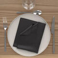Cuisine & Art de la table sur Grenoble : Serviettes de table Soleil D'Ocre Alix Noir 40x40 cm. . Maison & D&eacute;co> Serviettes de table.