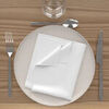Serviettes de table Soleil D'Ocre Alix Blanc 40x40 cm. . Maison & D&eacute;co> Serviettes de table.