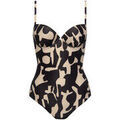 Maillots de bain sur Grenoble : Maillots de bain Lisca Maillot de bain une pi&egrave;ce pr&eacute;form&eacute; ASWAN Noir