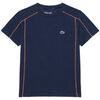 T-shirt enfant Lacoste T-shirt Sport Ultra Dry pour Enfant avec Imprim&eacute; Crocodile Bleu