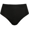 Maillots de bain Lisca Bas maillot slip de bain &eacute;chancr&eacute; taille haute CALVI Noir